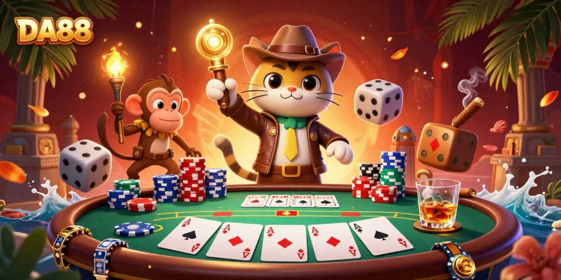 Experience thrilling gameplay at DA88 while discovering golden casino treasures.
