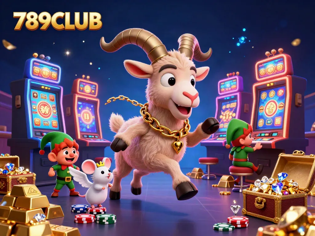 Join the thrilling excitement at 789CLUB, where festive Krampus hosts a lively casino filled with treasures and mischievous gremlins!