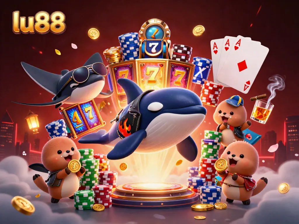 Experience thrilling gameplay at lu88 with an engaging scene featuring characters and vibrant casino elements.