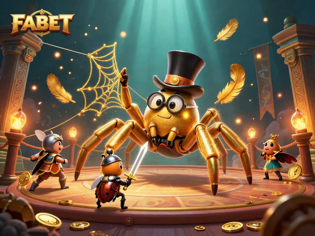 Engage in thrilling online gambling with FABET, featuring a vibrant casino scene of excitement.